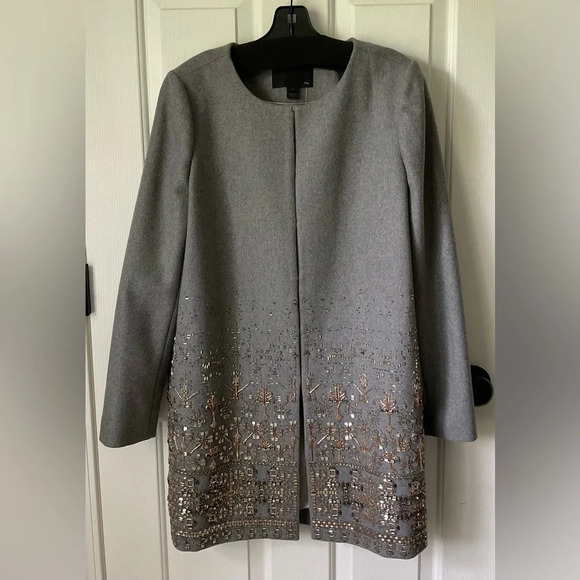 NWT J. Crew Collection Cocoon Coat. Size 12. - Picture 2 of 6